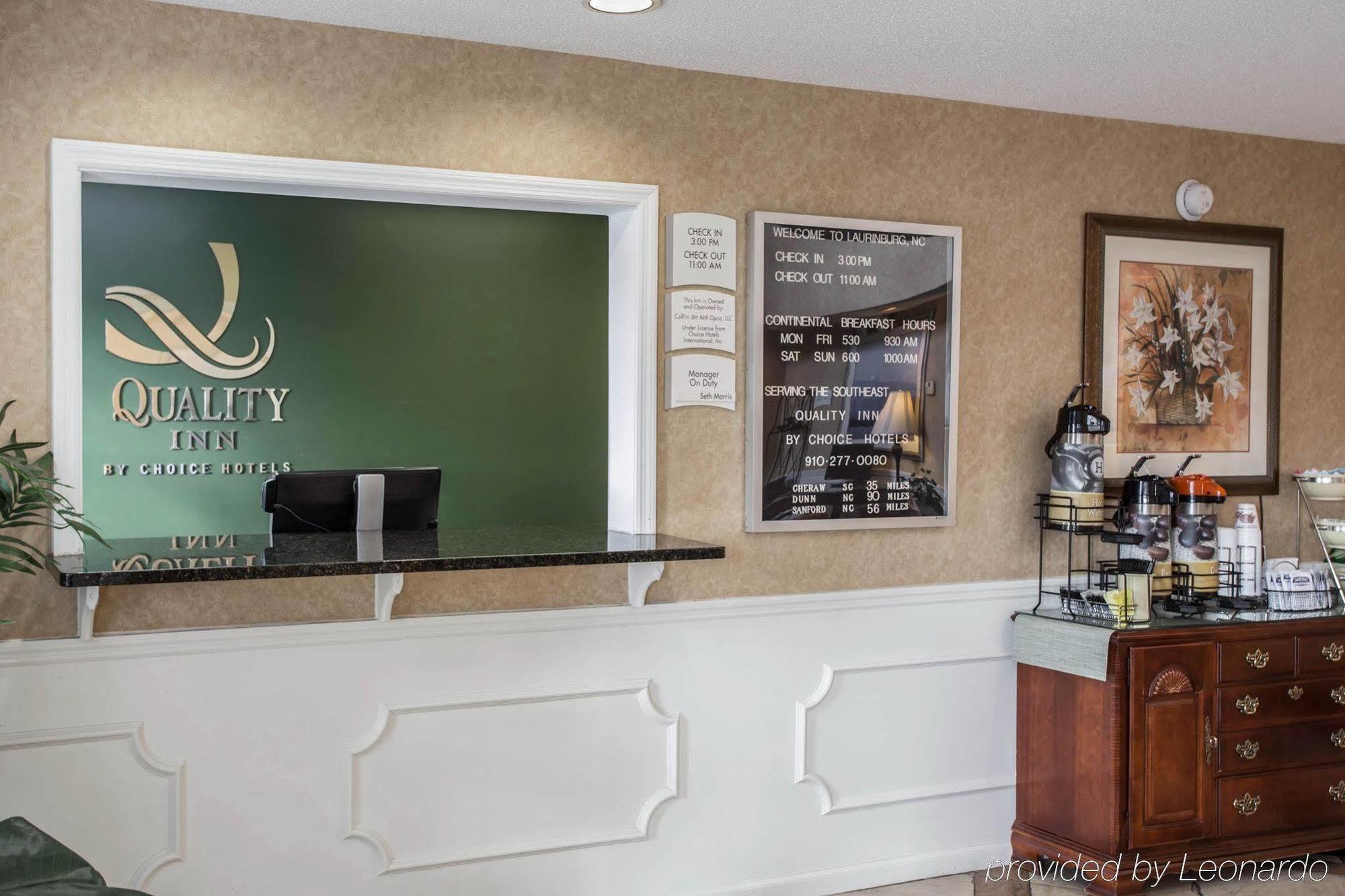 Quality Inn Laurinburg Exteriör bild